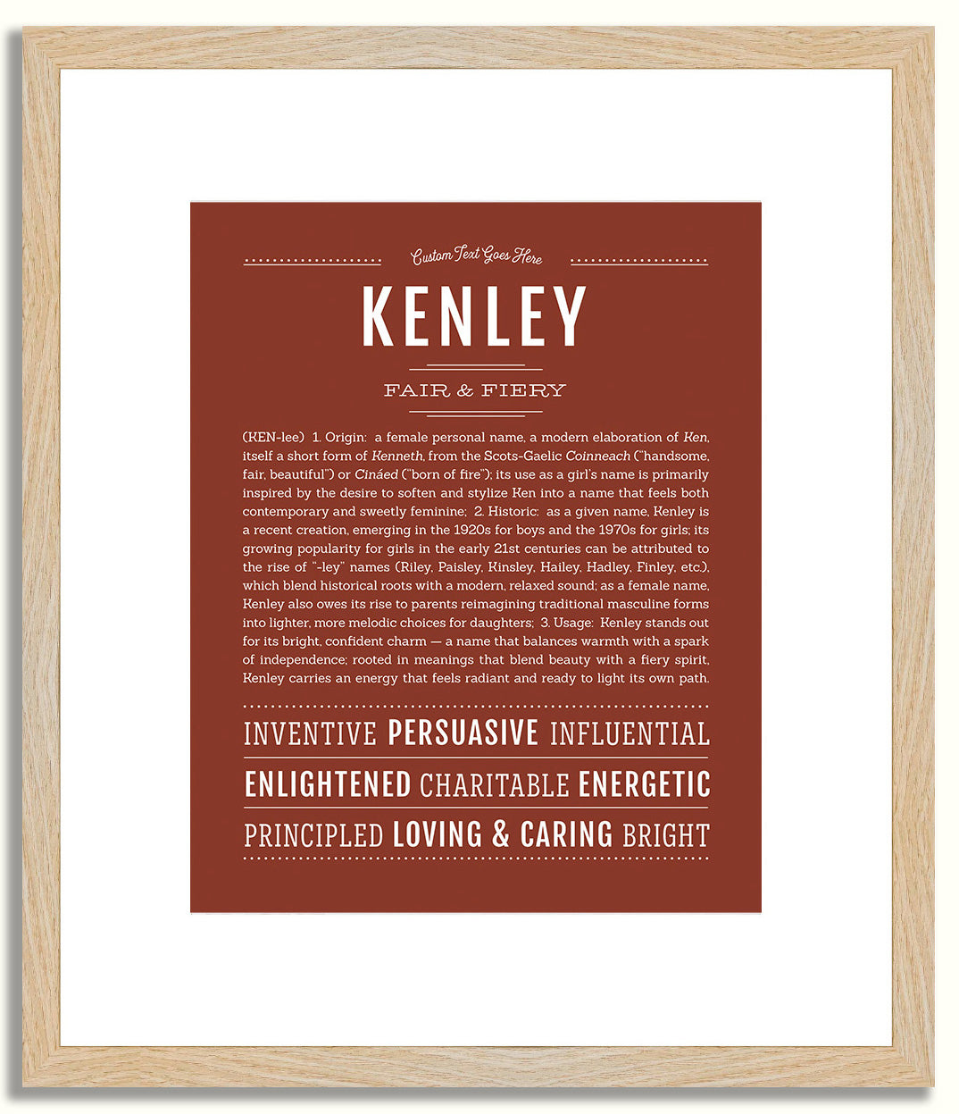 Kenley | Name Art Print