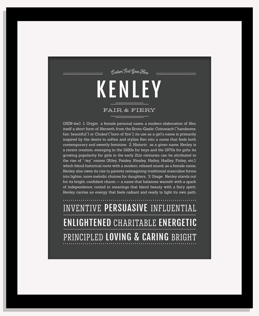 Kenley | Name Art Print