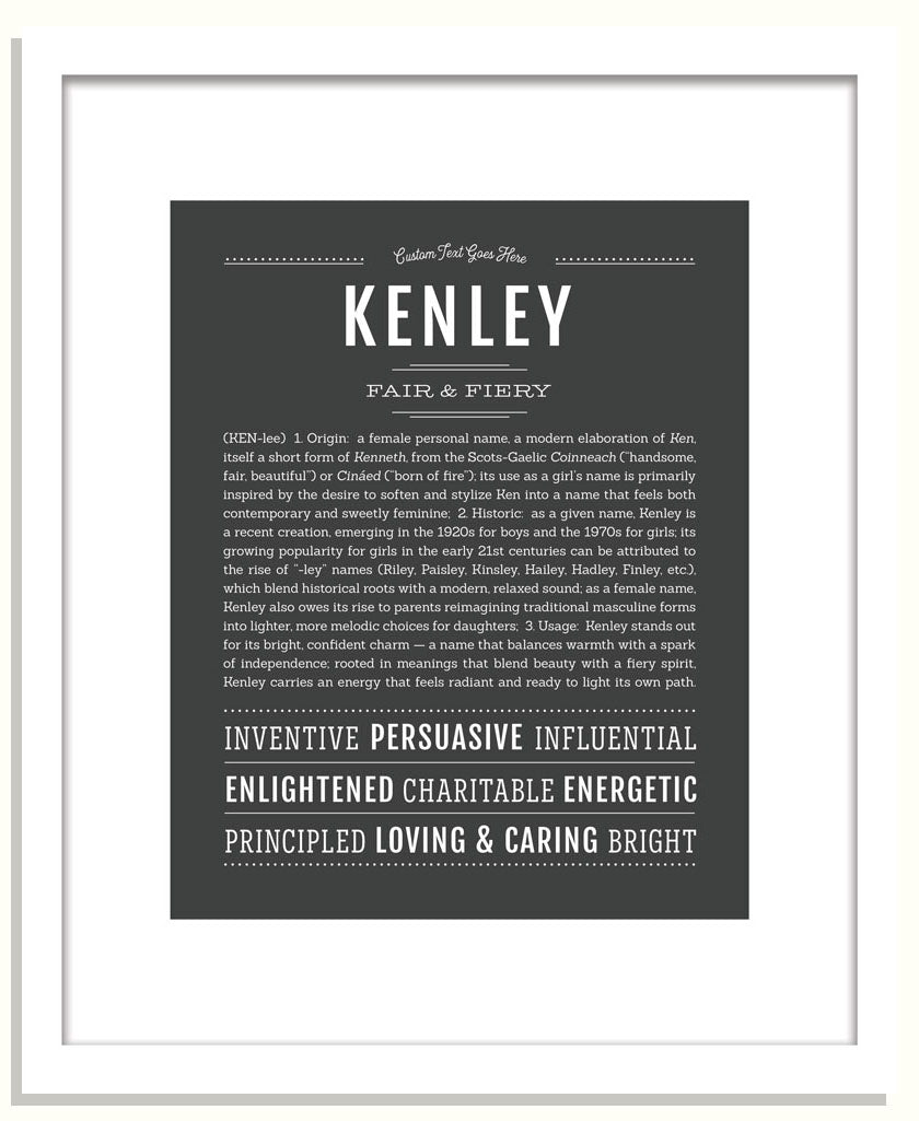 Kenley | Name Art Print