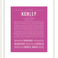 Kenley | Name Art Print