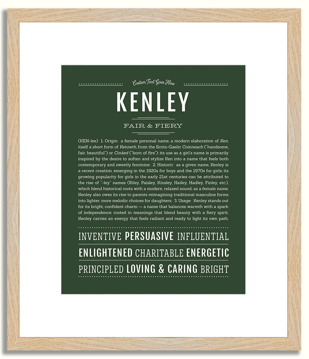 Kenley | Name Art Print