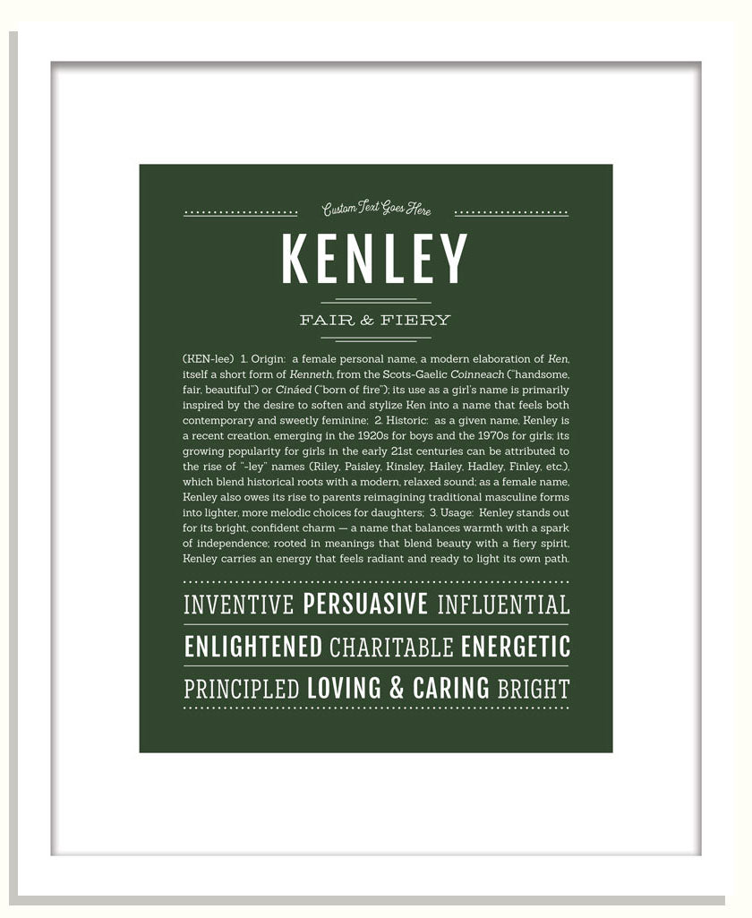 Kenley | Name Art Print