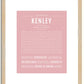 Kenley | Name Art Print