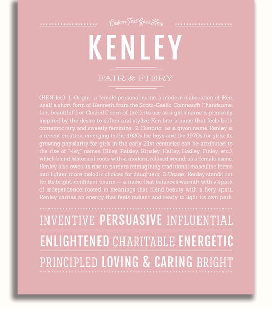 Frame Options | Dusty Rose | White Frame, Matted