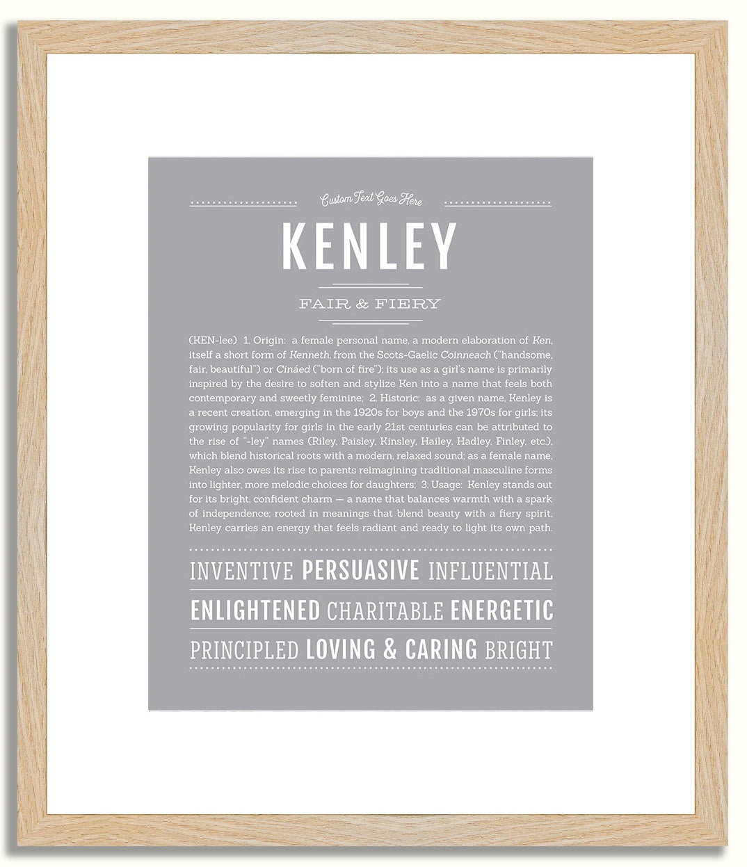 Kenley | Name Art Print