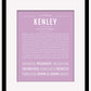 Kenley | Name Art Print