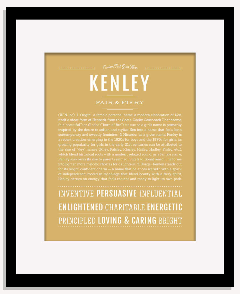 Kenley | Name Art Print