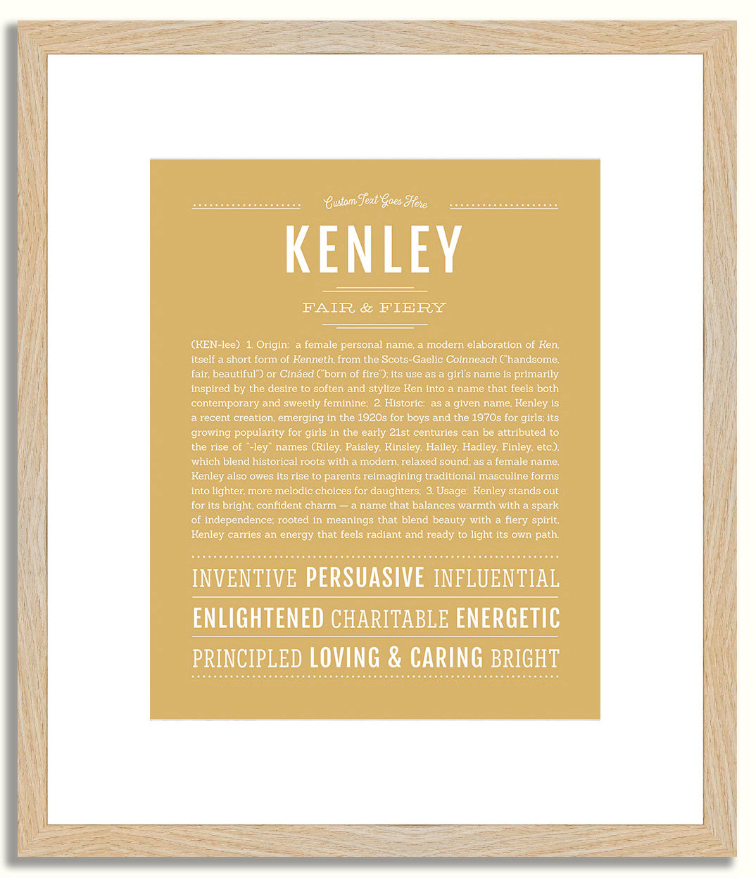 Kenley | Name Art Print