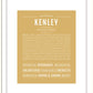 Kenley | Name Art Print