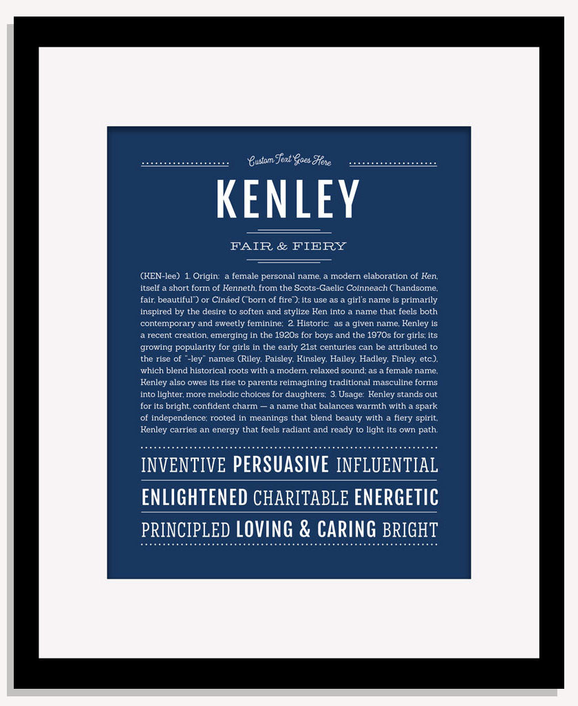 Kenley | Name Art Print