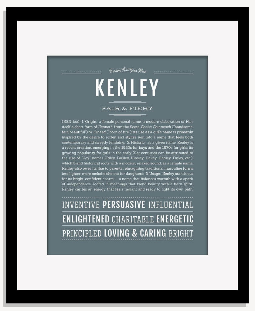 Kenley | Name Art Print