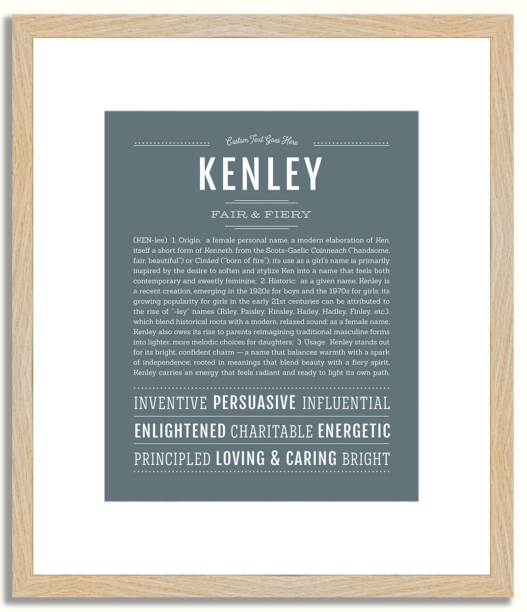 Kenley | Name Art Print