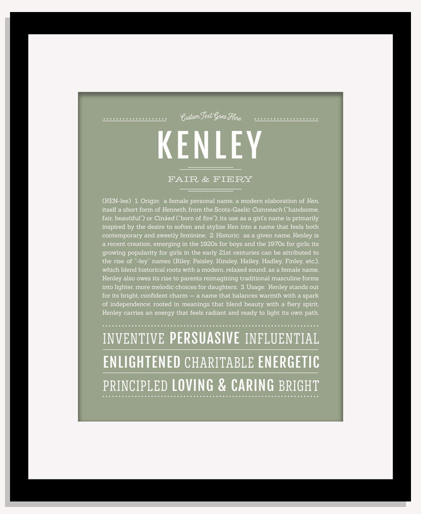 Kenley | Name Art Print