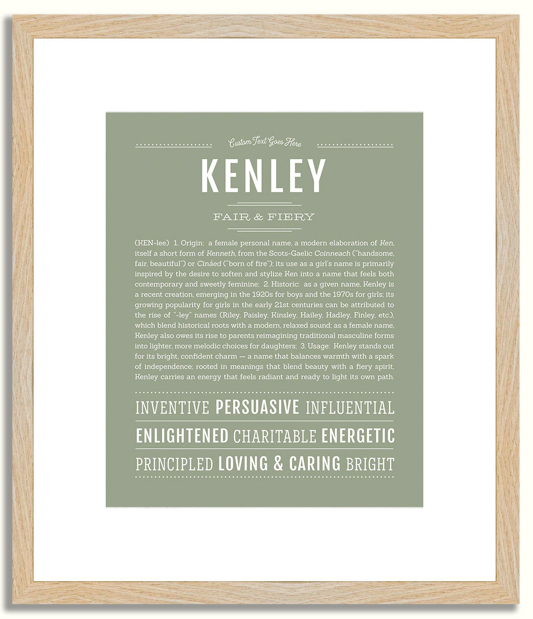 Kenley | Name Art Print