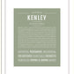Kenley | Name Art Print