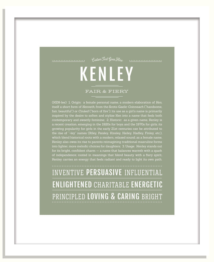 Kenley | Name Art Print