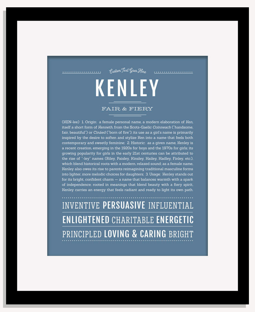 Kenley | Name Art Print