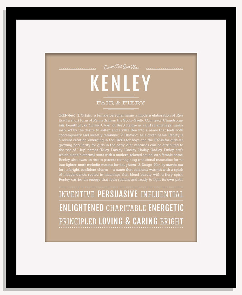 Kenley | Name Art Print