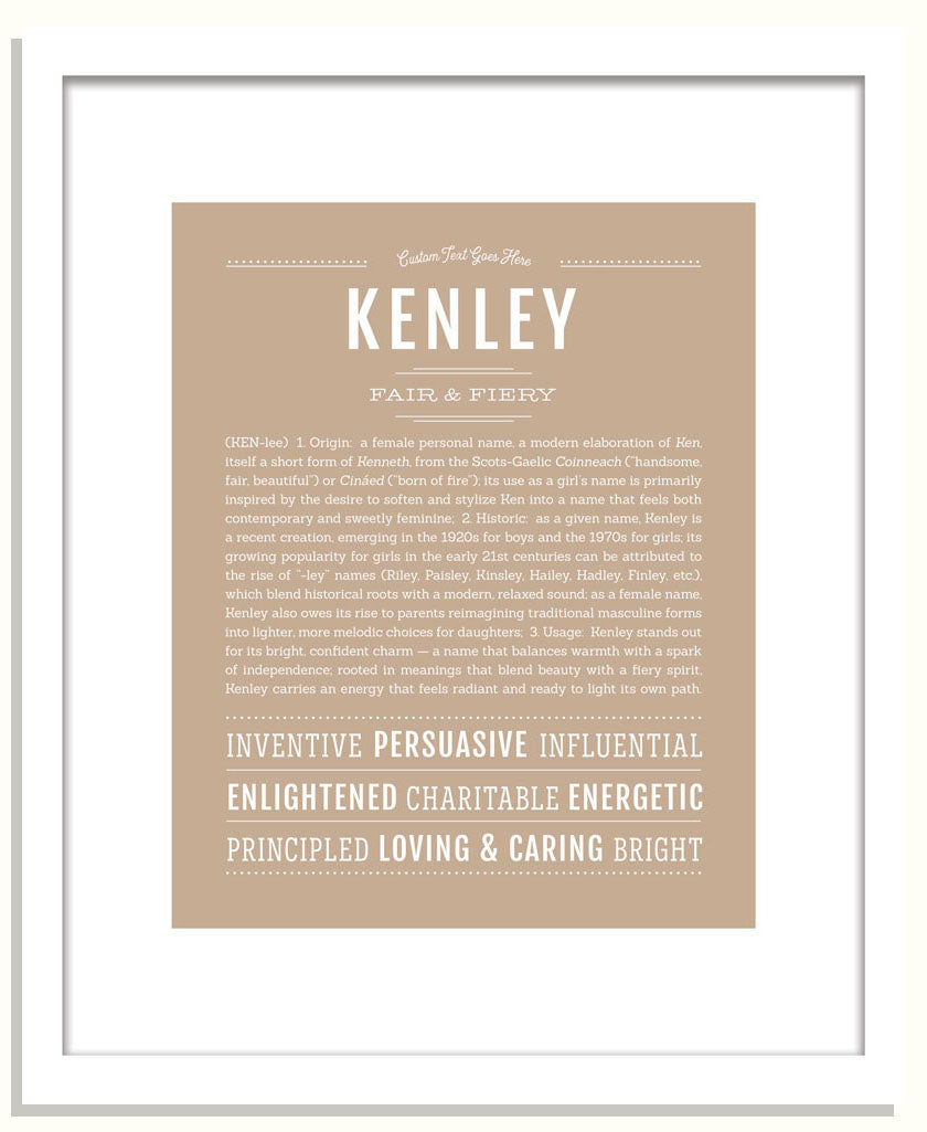 Kenley | Name Art Print