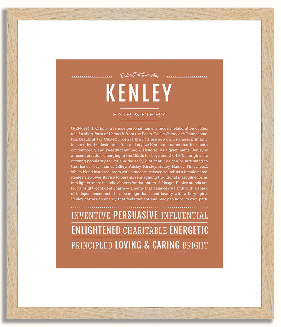 Kenley | Name Art Print