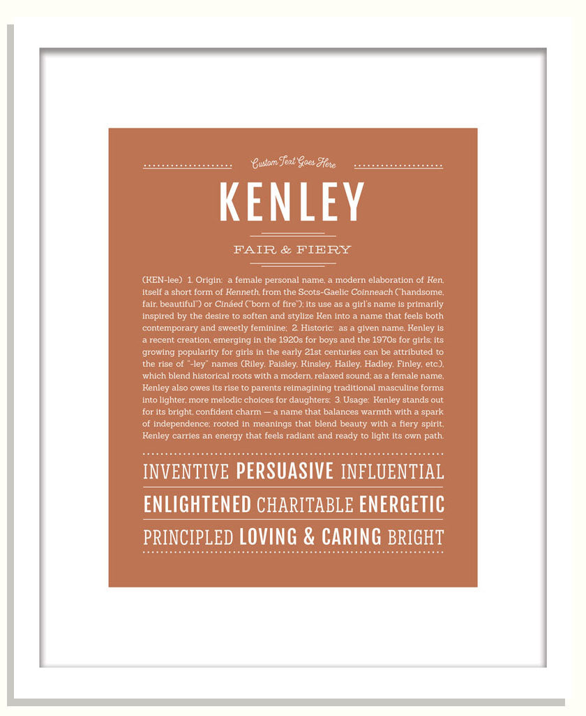 Kenley | Name Art Print