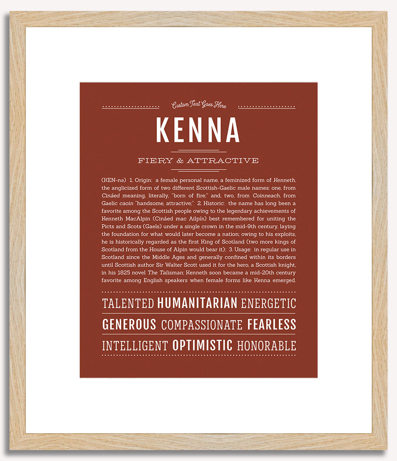 Kenna | Name Art Print