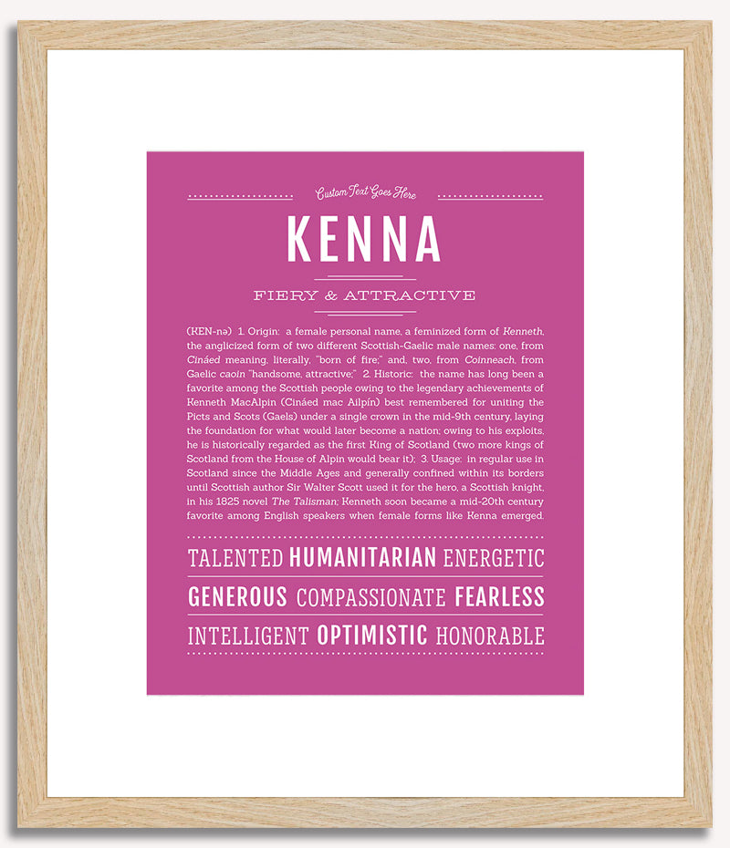 Kenna | Name Art Print