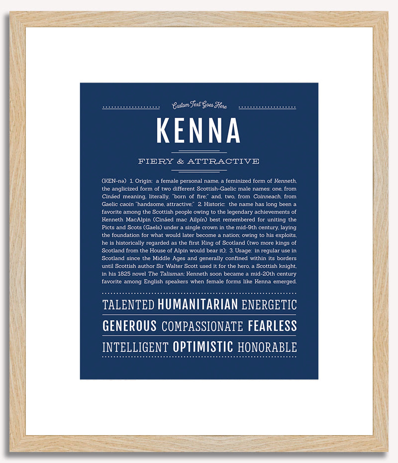 Kenna | Name Art Print