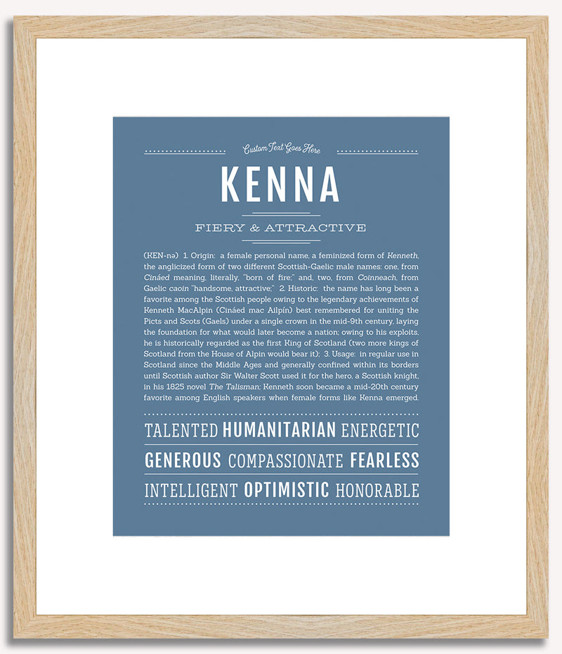 Kenna | Name Art Print