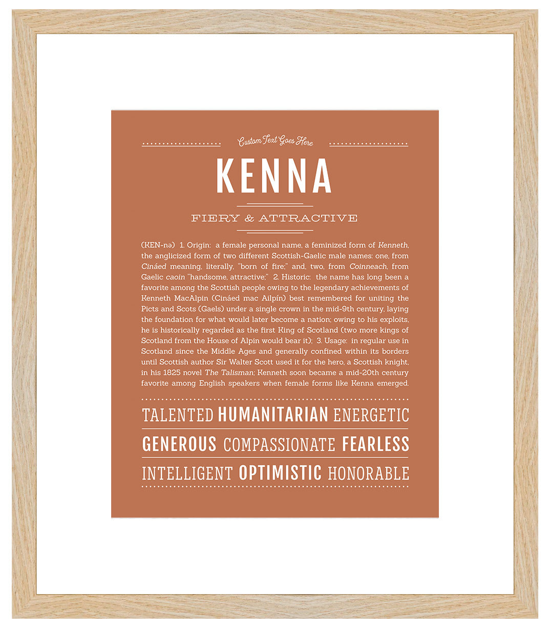 Kenna | Name Art Print