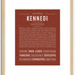 Kennedi | Name Art Print