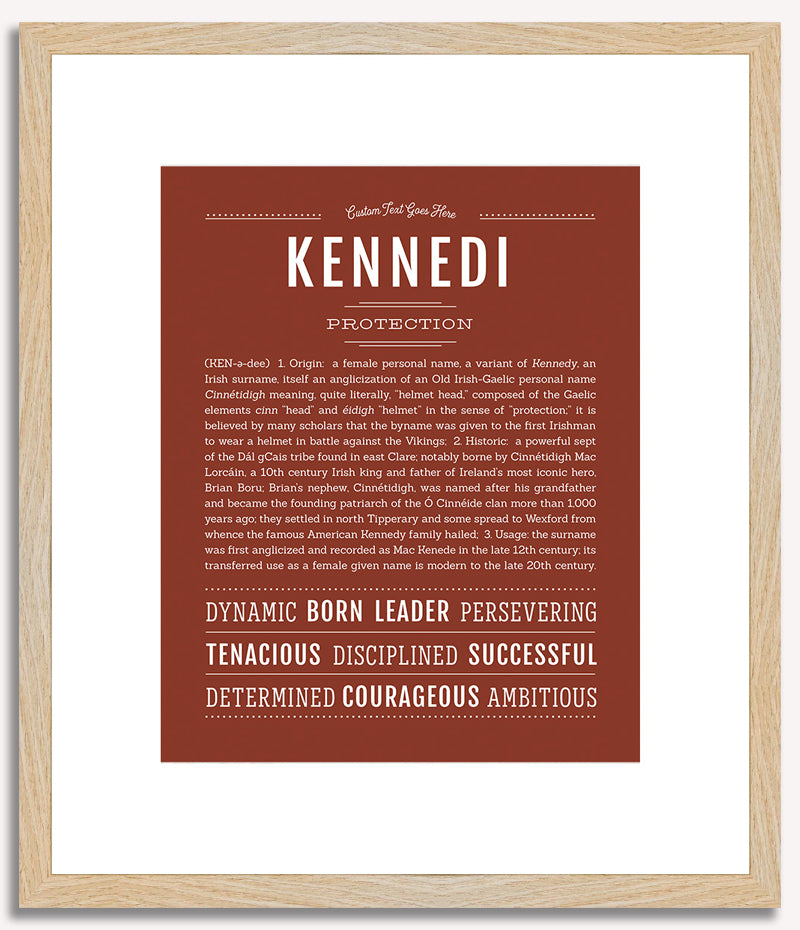 Kennedi | Name Art Print