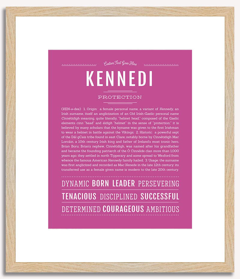 Kennedi | Name Art Print