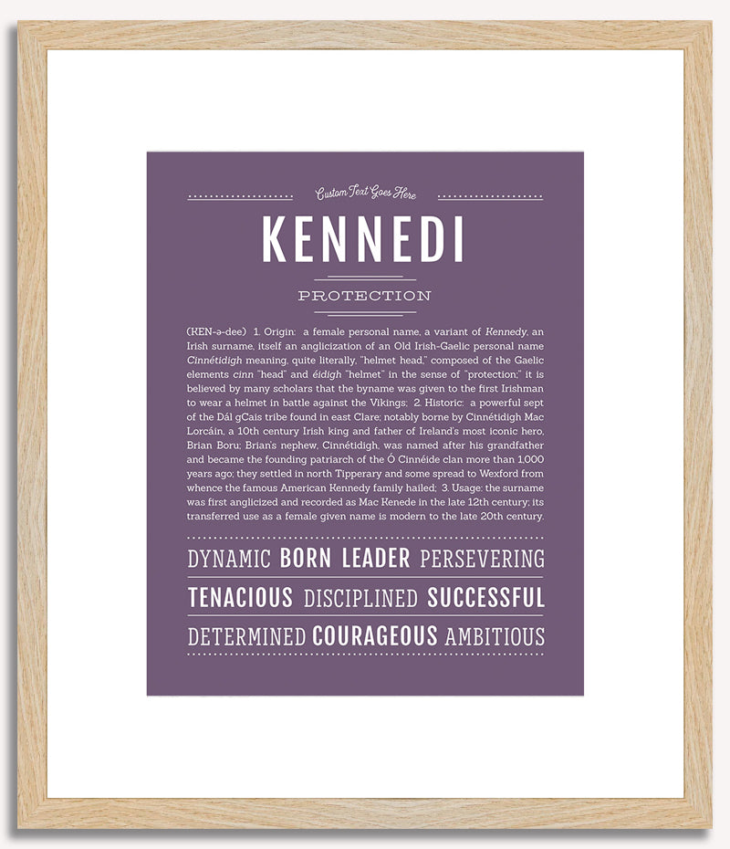 Kennedi | Name Art Print