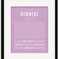 Frame Options | Lilac | Black Frame, Matted