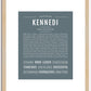 Kennedi | Name Art Print