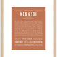 Kennedi | Name Art Print