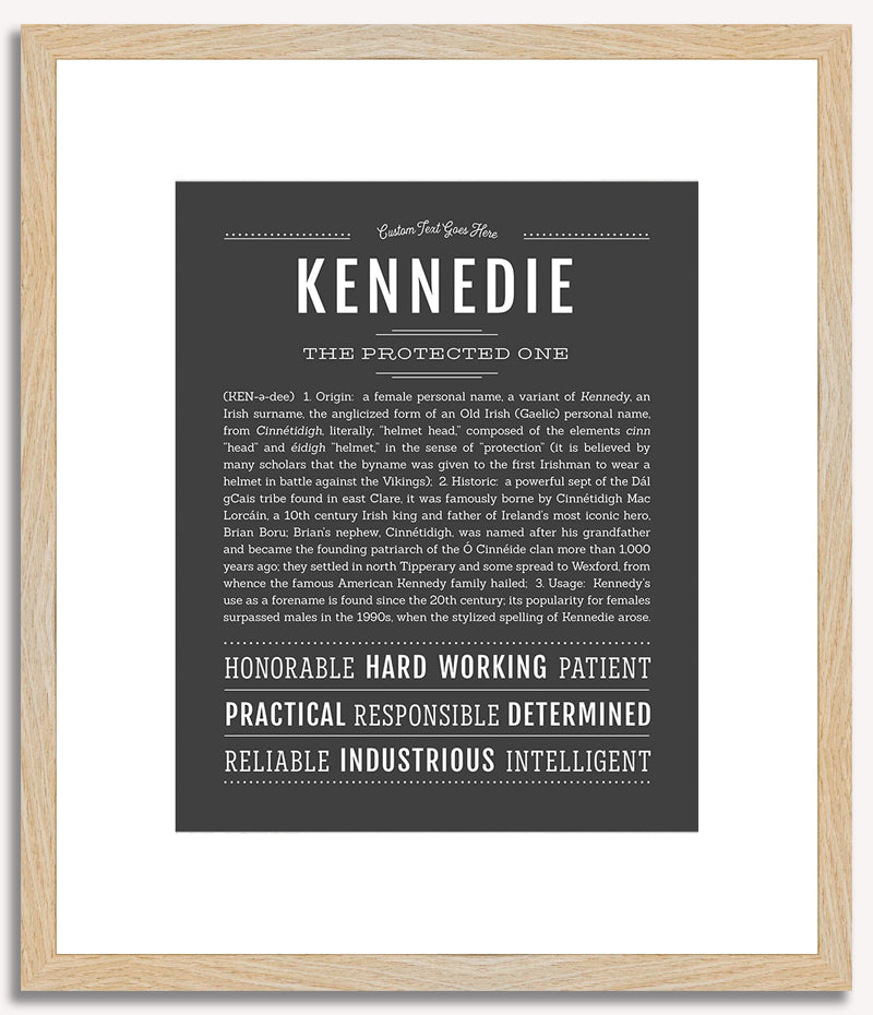 Kennedie | Name Art Print