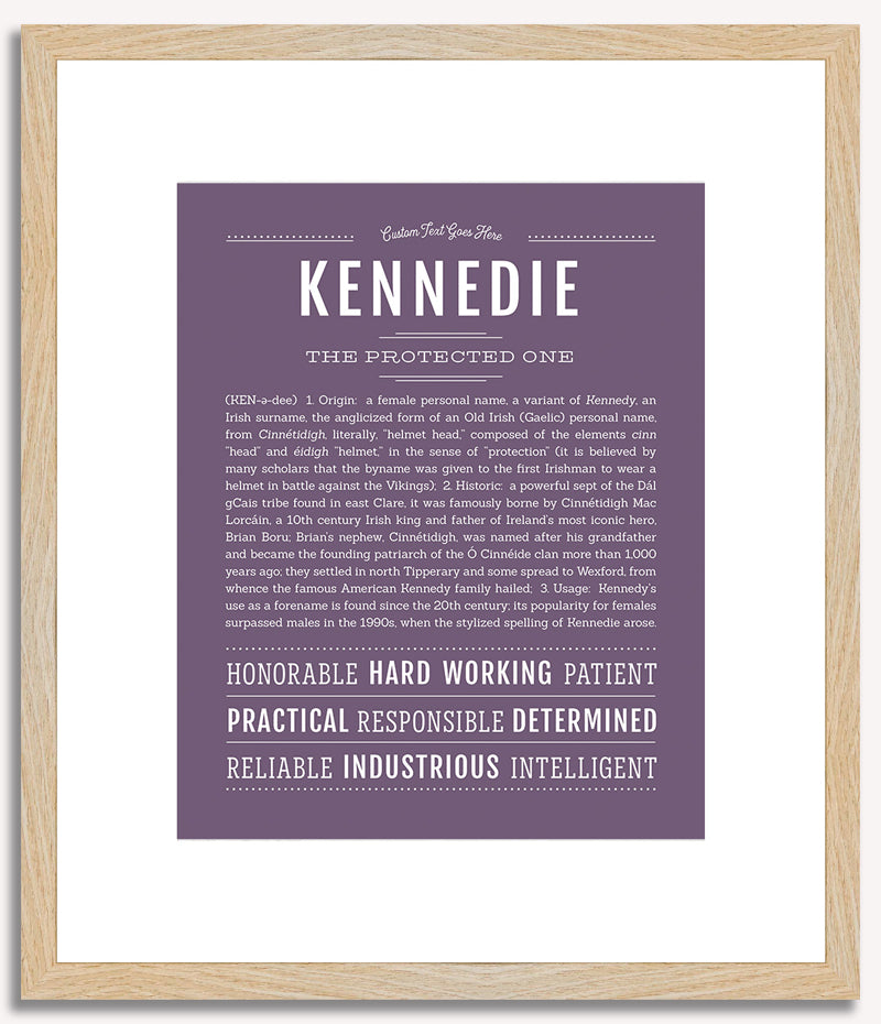 Kennedie | Name Art Print