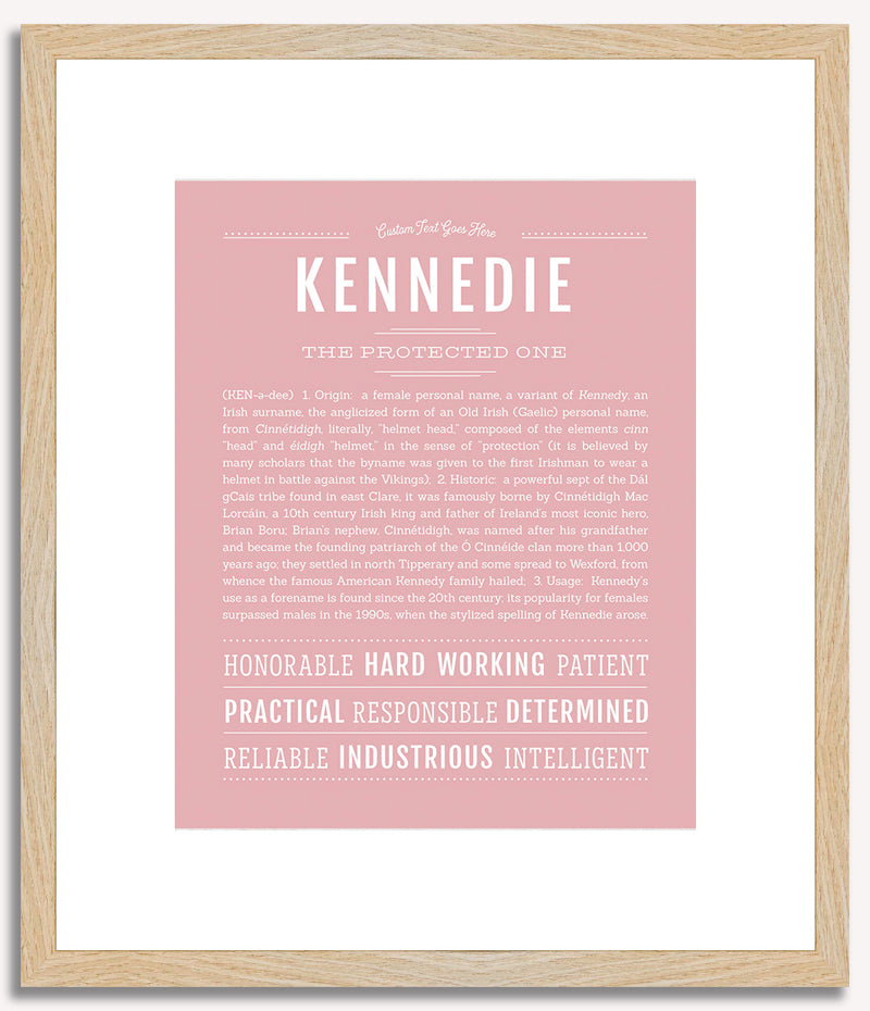 Kennedie | Name Art Print