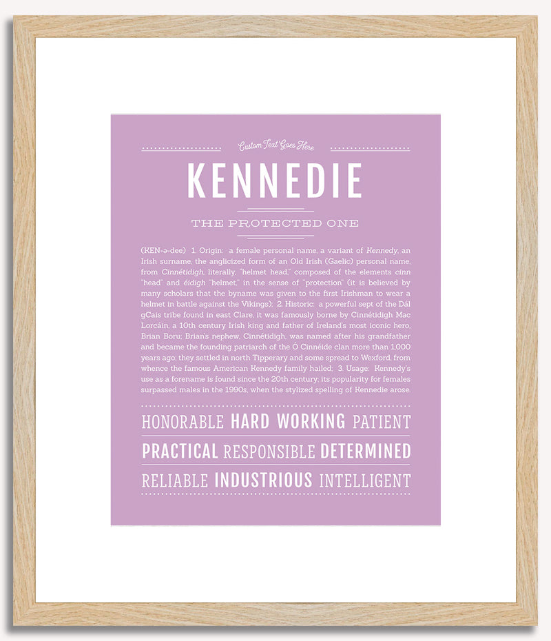 Kennedie | Name Art Print