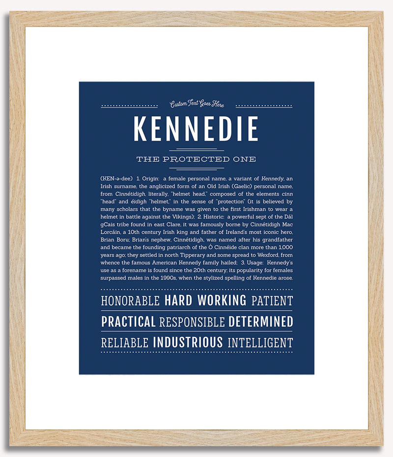 Kennedie | Name Art Print