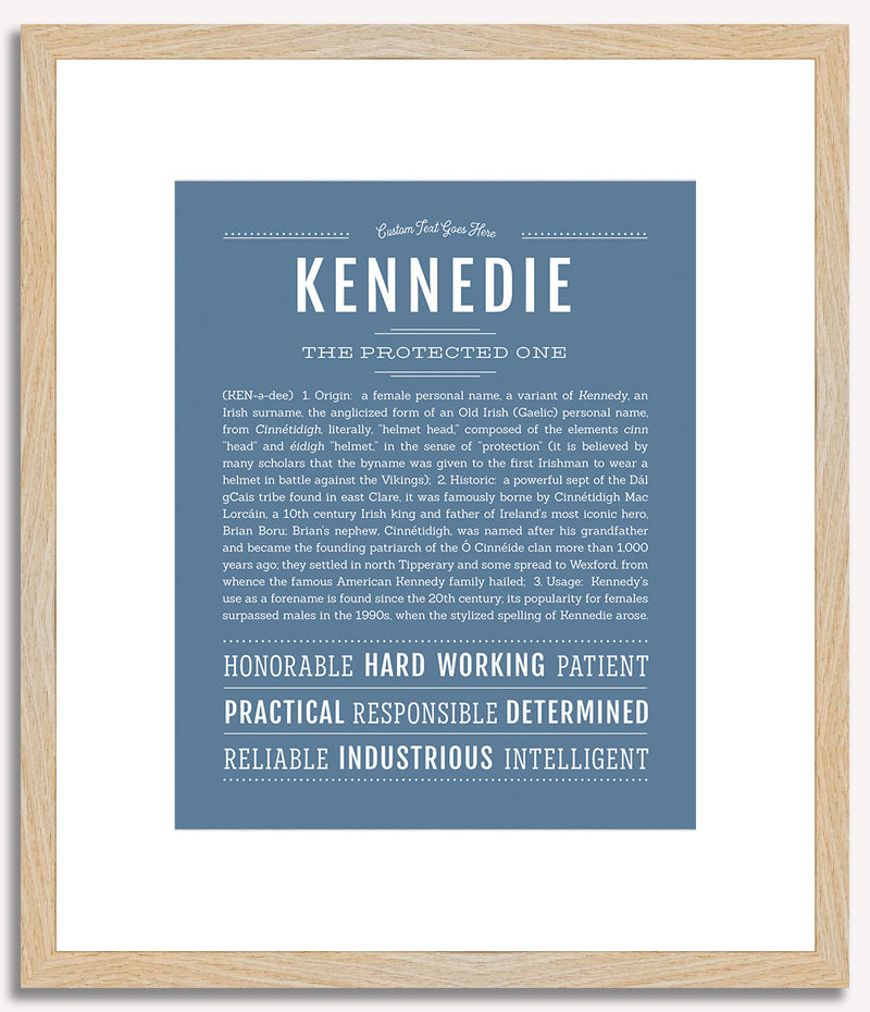 Kennedie | Name Art Print