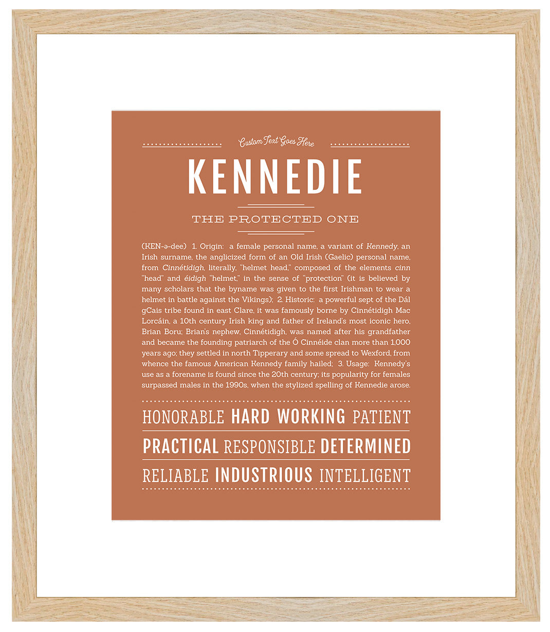 Kennedie | Name Art Print