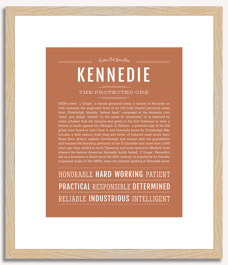 Kennedie | Name Art Print