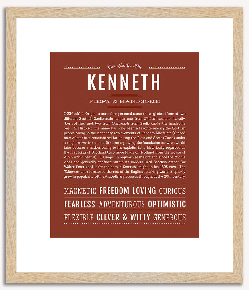 Kenneth | Name Art Print