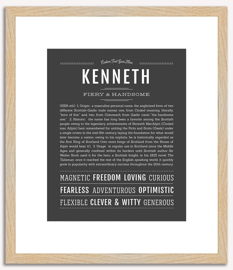 Kenneth | Name Art Print