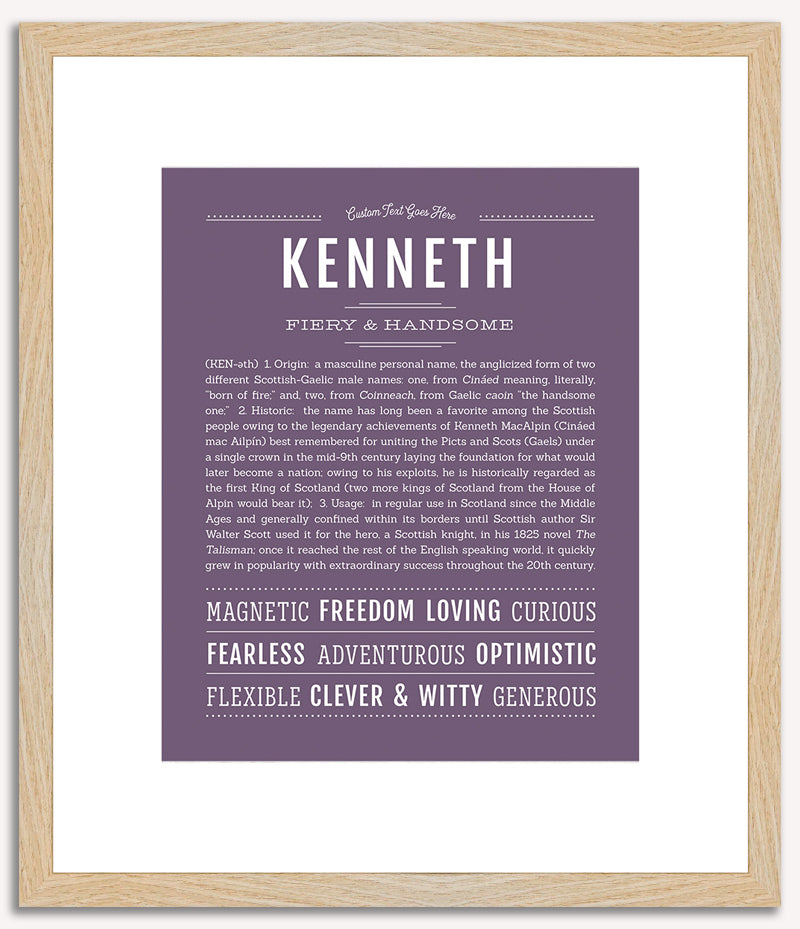 Kenneth | Name Art Print