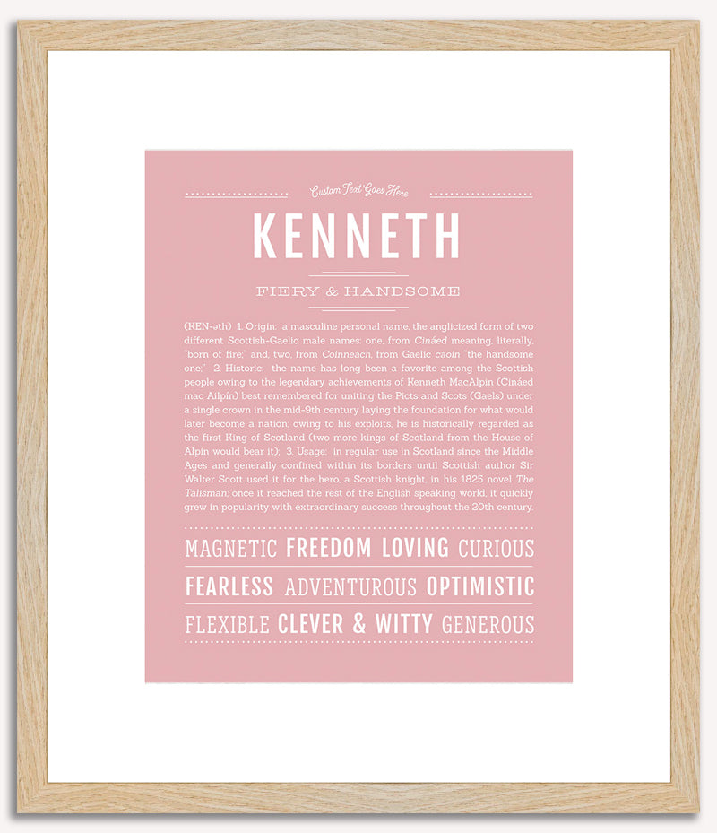 Kenneth | Name Art Print