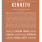 Kenneth Personalized Name Meaning Art Prints – Name Stories